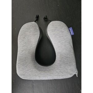 Napfun Travel‎ Neck Pillow Gray Upgraded Airplane Zipper To Open Inside For Care